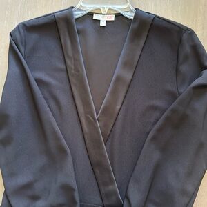 Giani Bini, Black Faux Wrap Dress. Size M